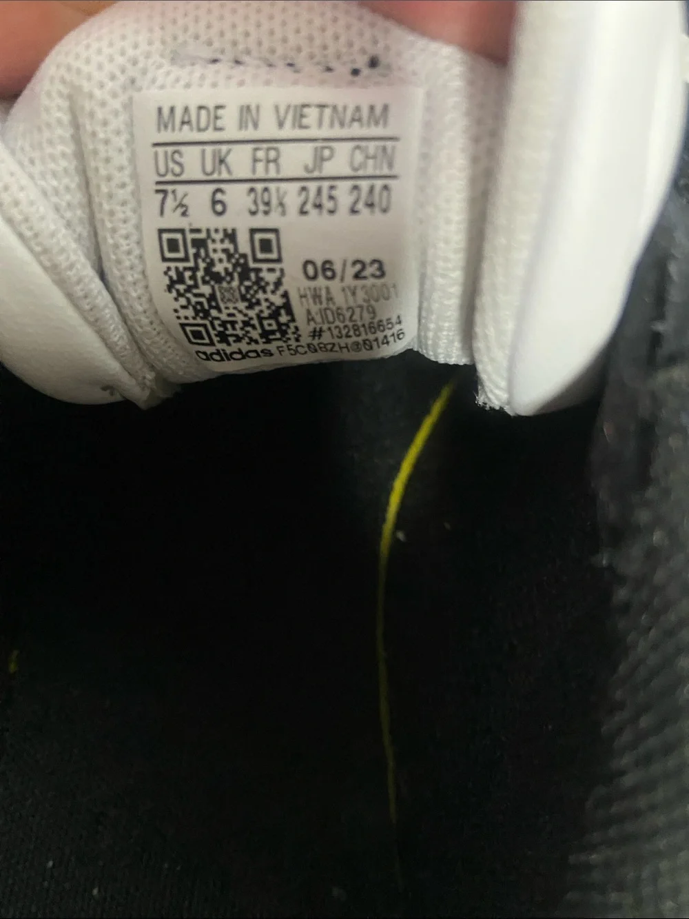 adidas Black & White Low-Profile Retro Sneakers-never worn